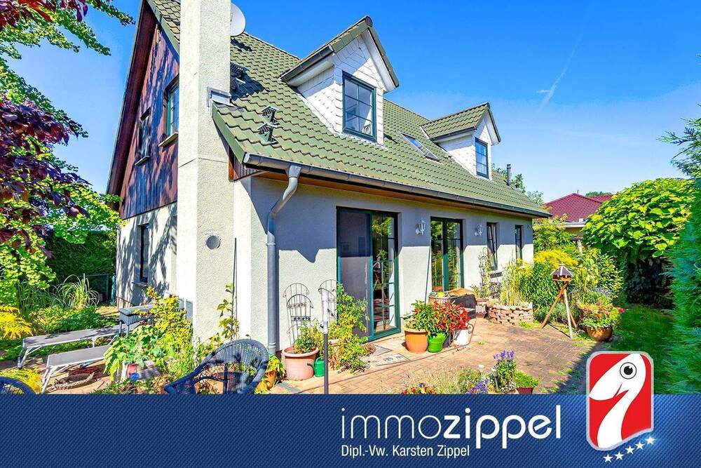 Thumbnail-Modernes EFH in Am Mellensee: 803 m² Grst, 148m² Wfl, 4Zi, blickdichter Garten, Terrasse, Kamin