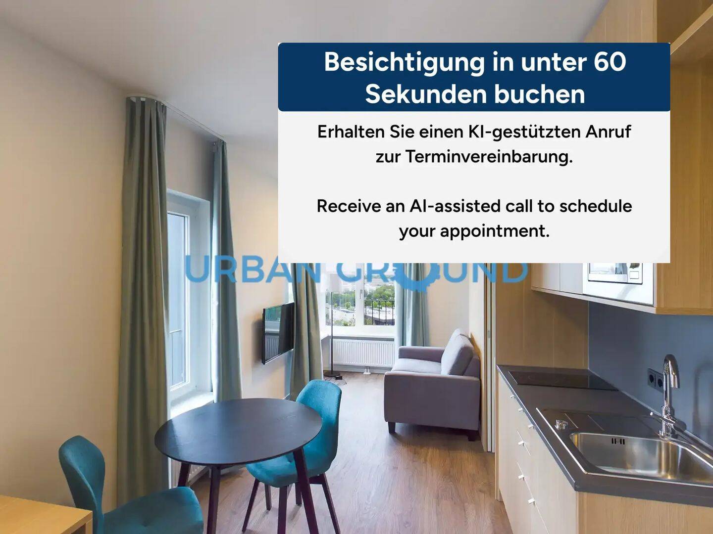 Thumbnail-Mietrabatt - Möblierte 2 Zimmer Wohnung, Fitnessraum und Concierge - Mitte