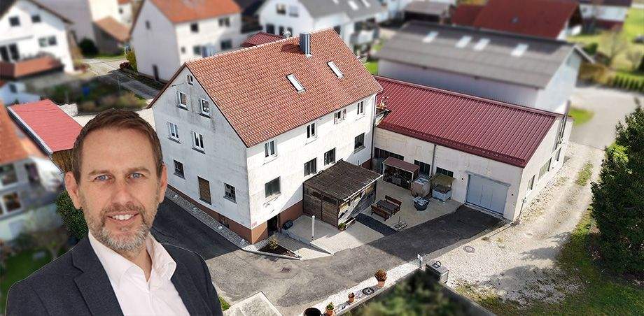 Thumbnail-Wohnhaus mit Dachstudio, Werkstatt, Büros und KFZ-Halle - vielseitiges Anwesen auf 1.253 m²