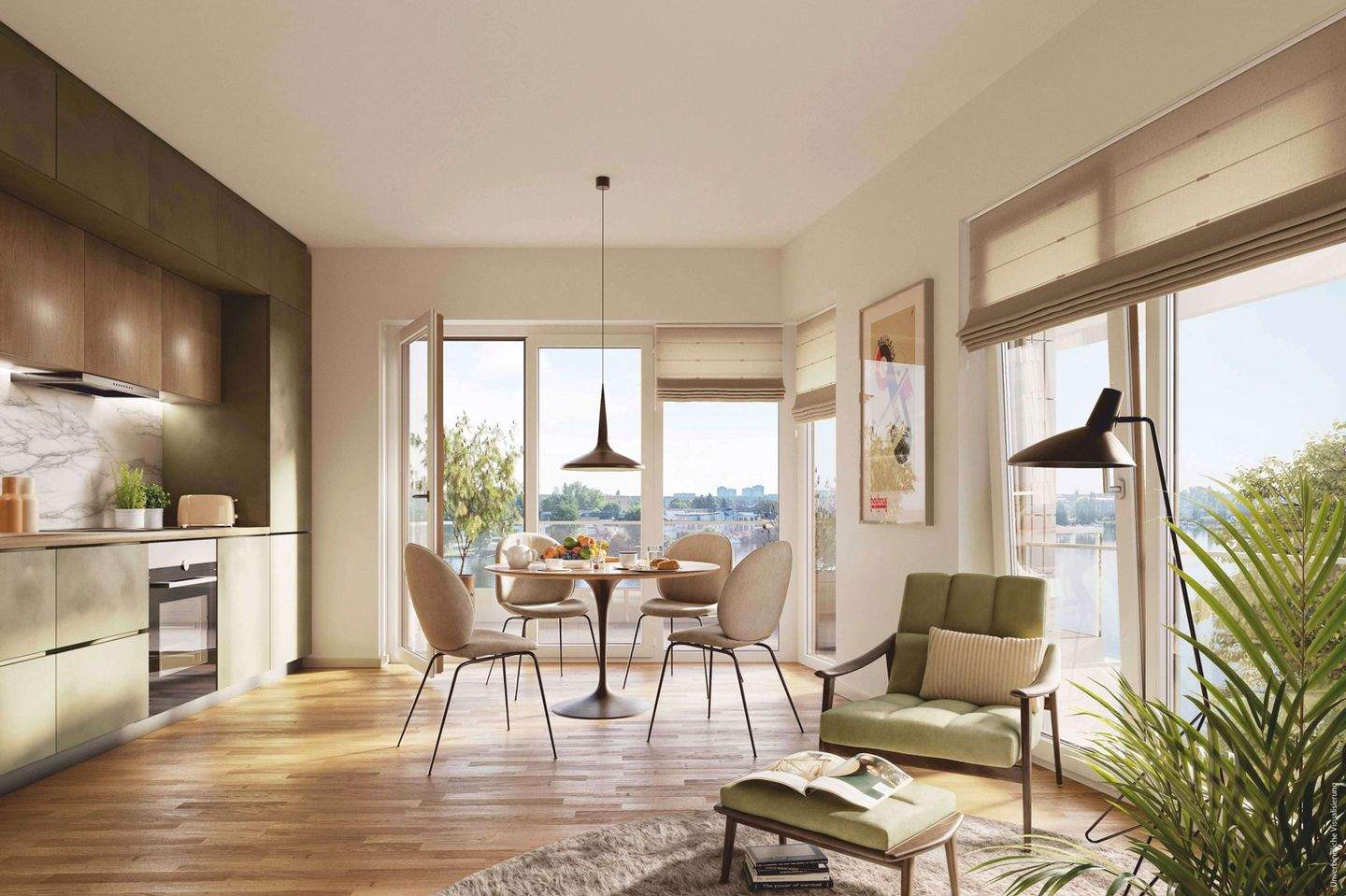 Thumbnail-Tolle 4 Zimmer-Wohnung mit ca. 94m² samt Badewanne, Dusche , Gäste-WC und Balkon