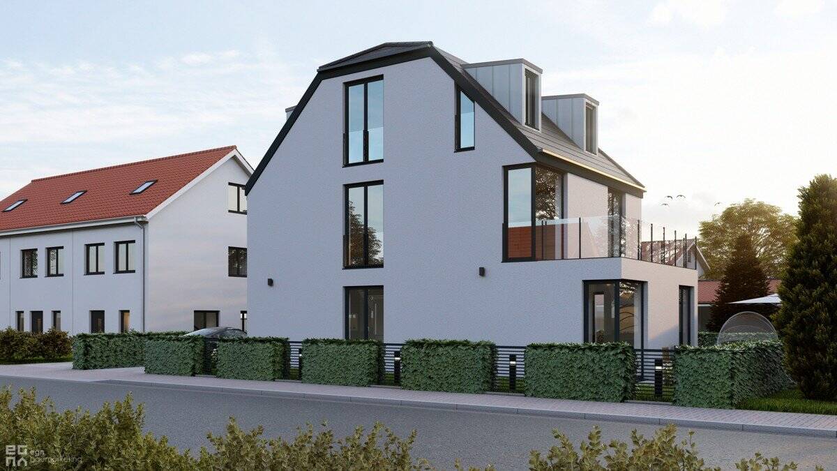 Thumbnail-Dachau: Freistehendes Architektenhaus - Wohn-Nutzfläche ca. 316 m² - Zentrale, ruhige Wohnlage