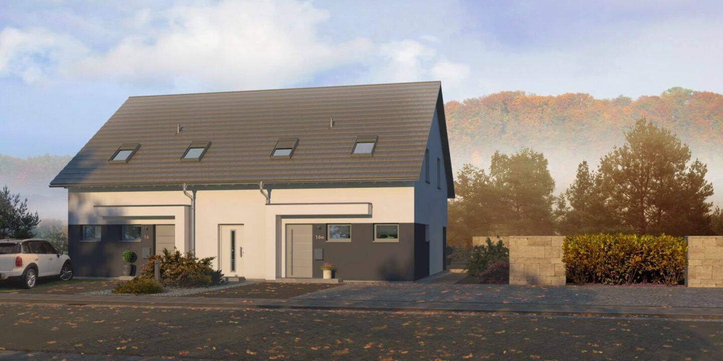 Thumbnail-Individuell geplante Doppelhaushälfte in Cossebaude - inkl. Grundstück