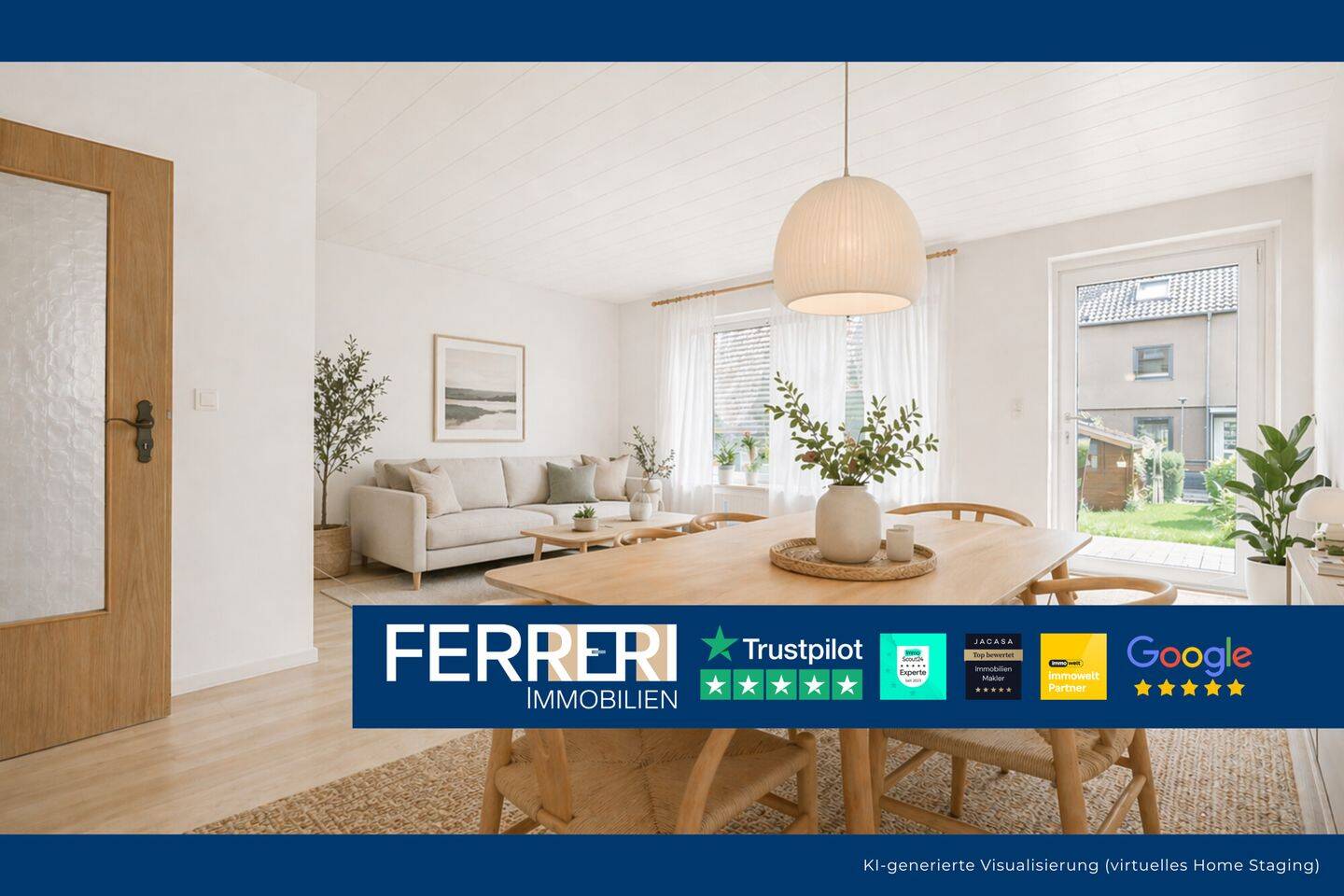 Thumbnail-Charmantes Reihenhaus mit Potenzial in ruhiger Wohnlage: Keller, Garage & Garten - sofort verfügbar!
