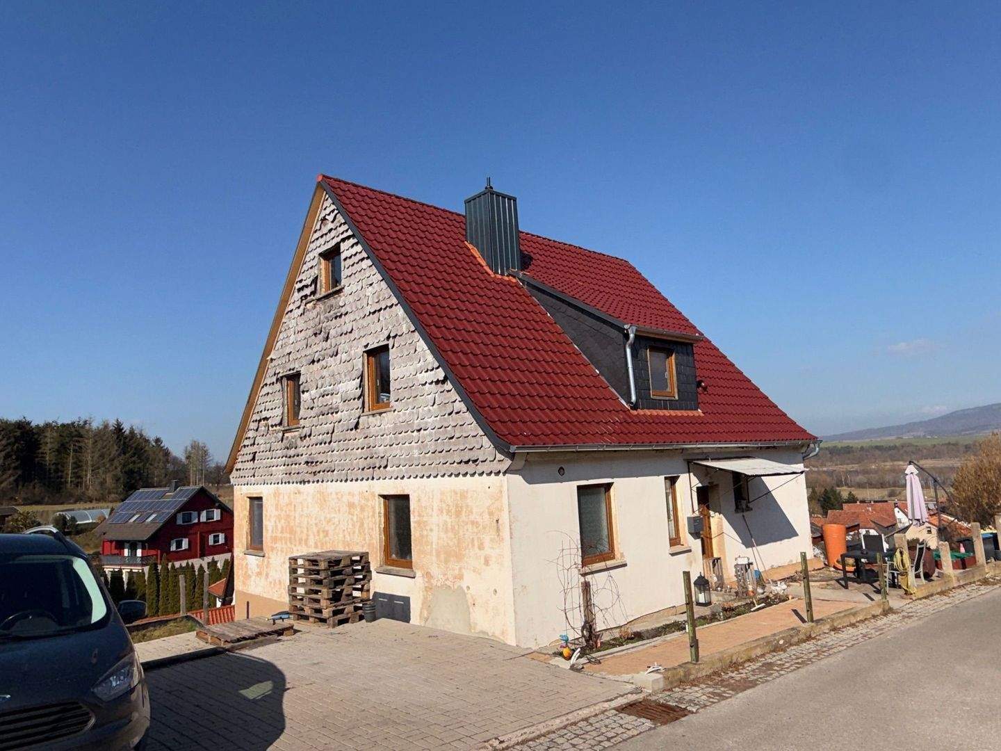 Thumbnail-Einfamilienhaus mit großem Grundstück und freiem Blick in ruhiger Randlage von Immelborn