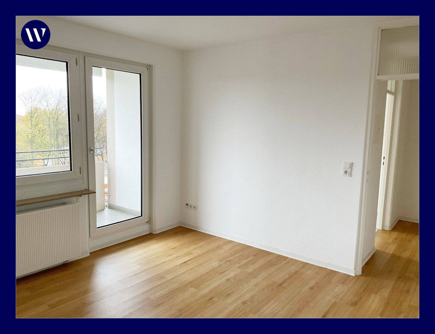 Thumbnail-Helle 2 Zimmer & Balkon in grüner Citylage - renoviert, guter Schnitt, Wannenbad, Aufzug
