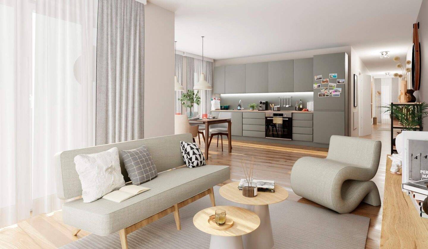 Thumbnail-Eigentumswohnung mit Südwest-Loggia und Gäste-WC