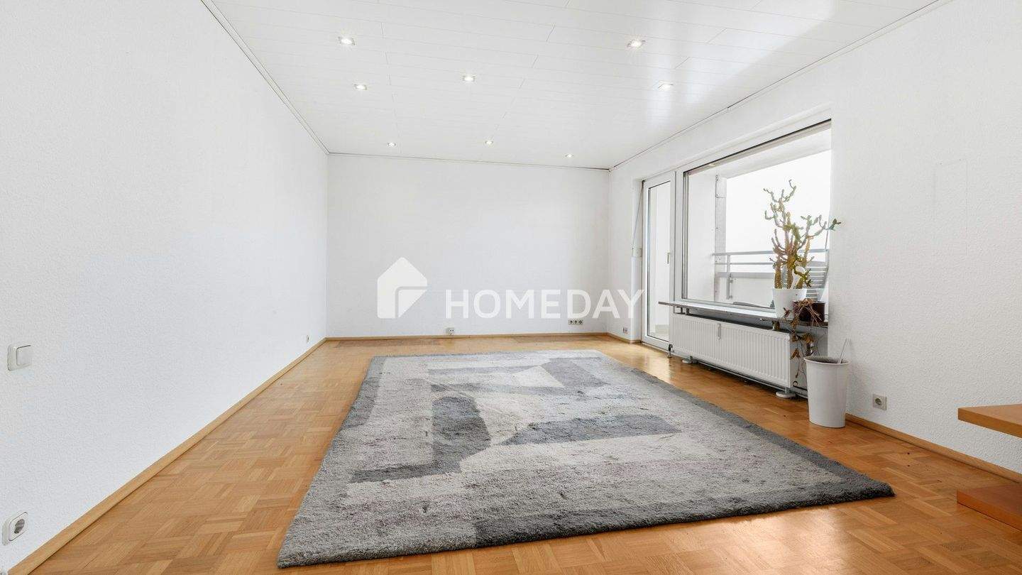 Thumbnail-Weitblick über die Stadt: Lichtdurchflutete 3-Zimmer-Wohnung in der 10. Etage