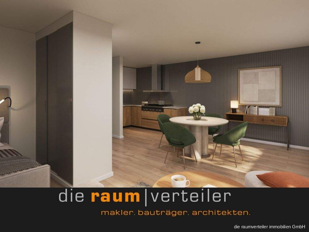 Thumbnail-Neubau 1-Zimmer Appartement in modernem 7 Familienhaus, gute Lage von Bruckmühl