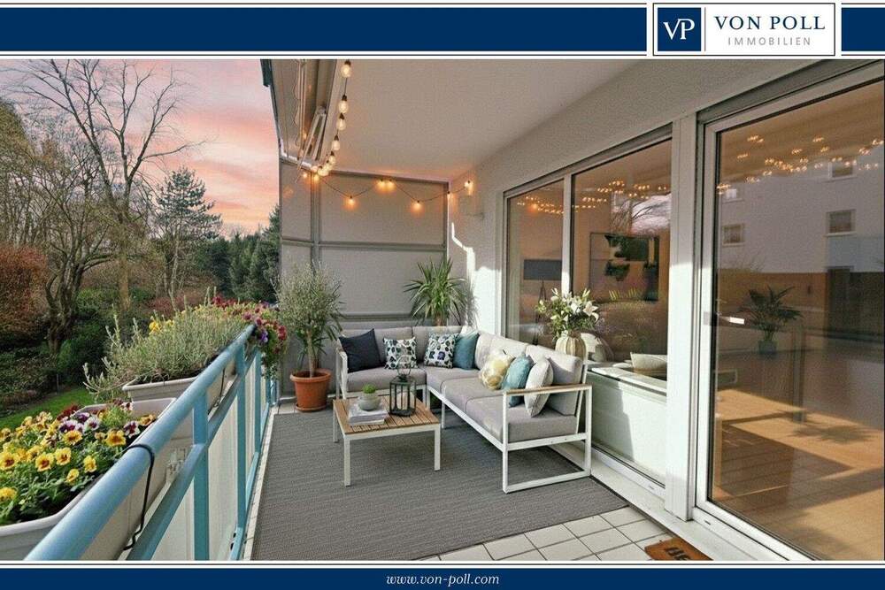 Thumbnail-Stilvolle 4-Zi-ETW Hochparterre mit EBK, Parkett, Loggia, Garage, ca.108 m² & EEK B in Duisburg Rahm