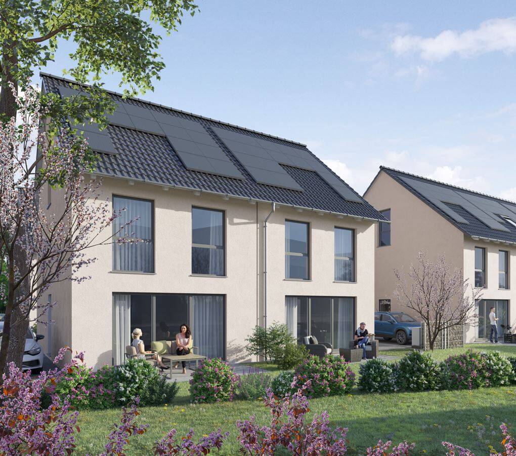 Thumbnail-Erlensee: Neubau Doppelhaushälfte in gefragter Wohnlage | KFW 40