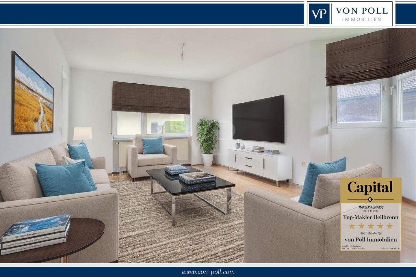 Thumbnail-Lichtdurchflutete 3-Zimmerwohnung mit Loggia und Wohlfühlfaktor in Schwaigern