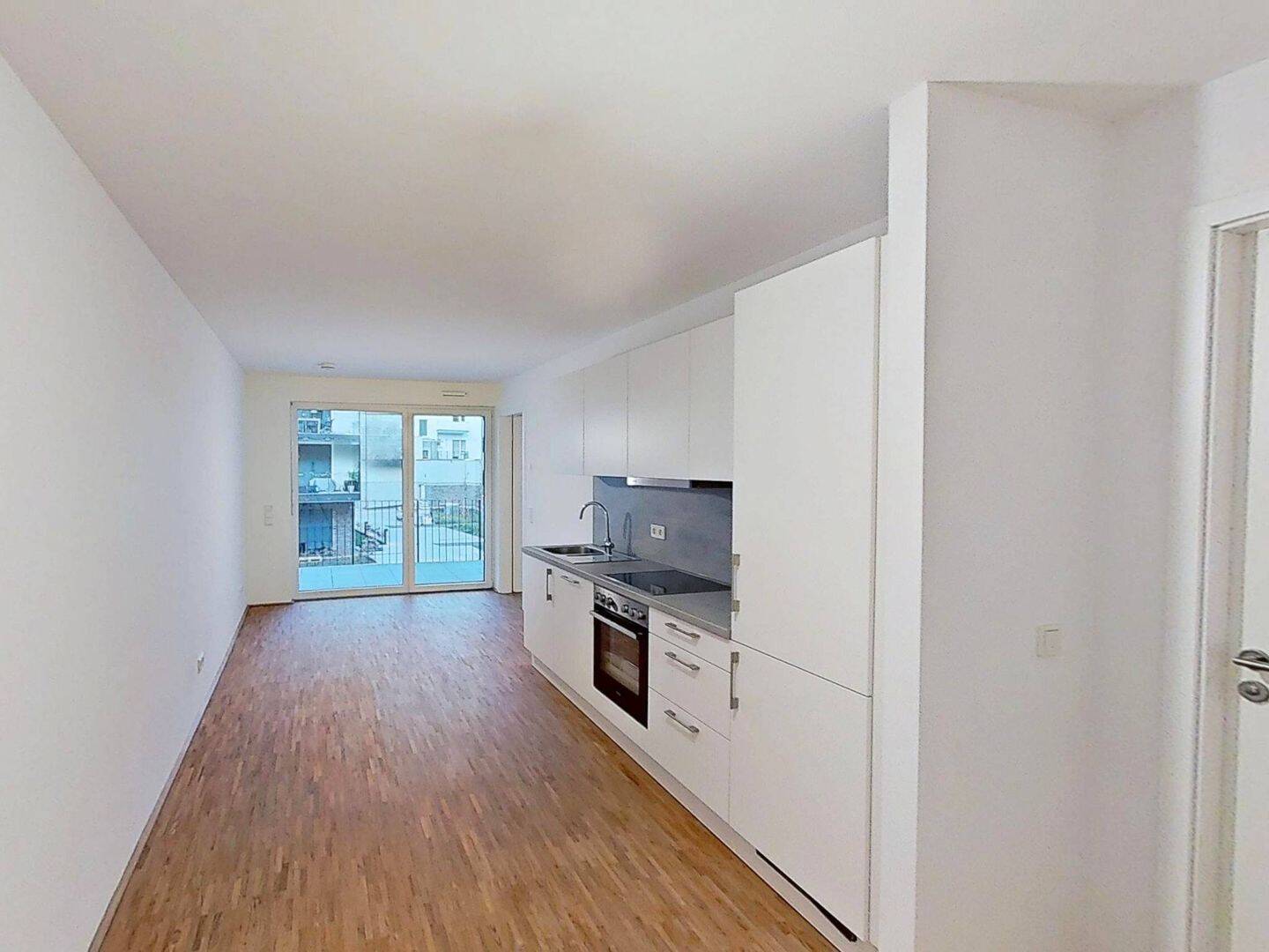 Thumbnail-Lichtdurchflutete 2-Zimmer-Neubauwohnung mit Einbauküche und Balkon!