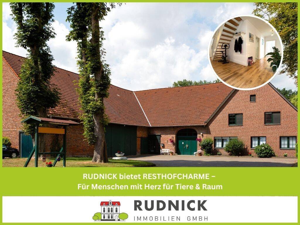 Thumbnail-RUDNICK bietet RESTHOFCHARME - Für Menschen mit Herz für Tiere & Raum