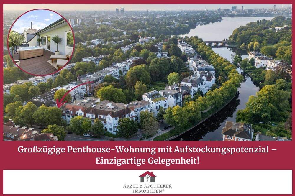 Thumbnail-Großzügige Penthouse-Wohnung mit Aufstockungspotenzial - Einzigartige Gelegenheit!