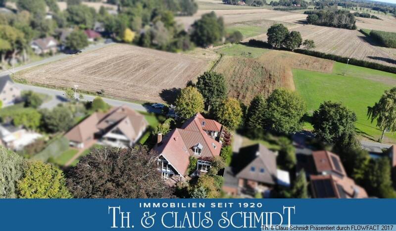 Die imposante Immobilie aus der Luft