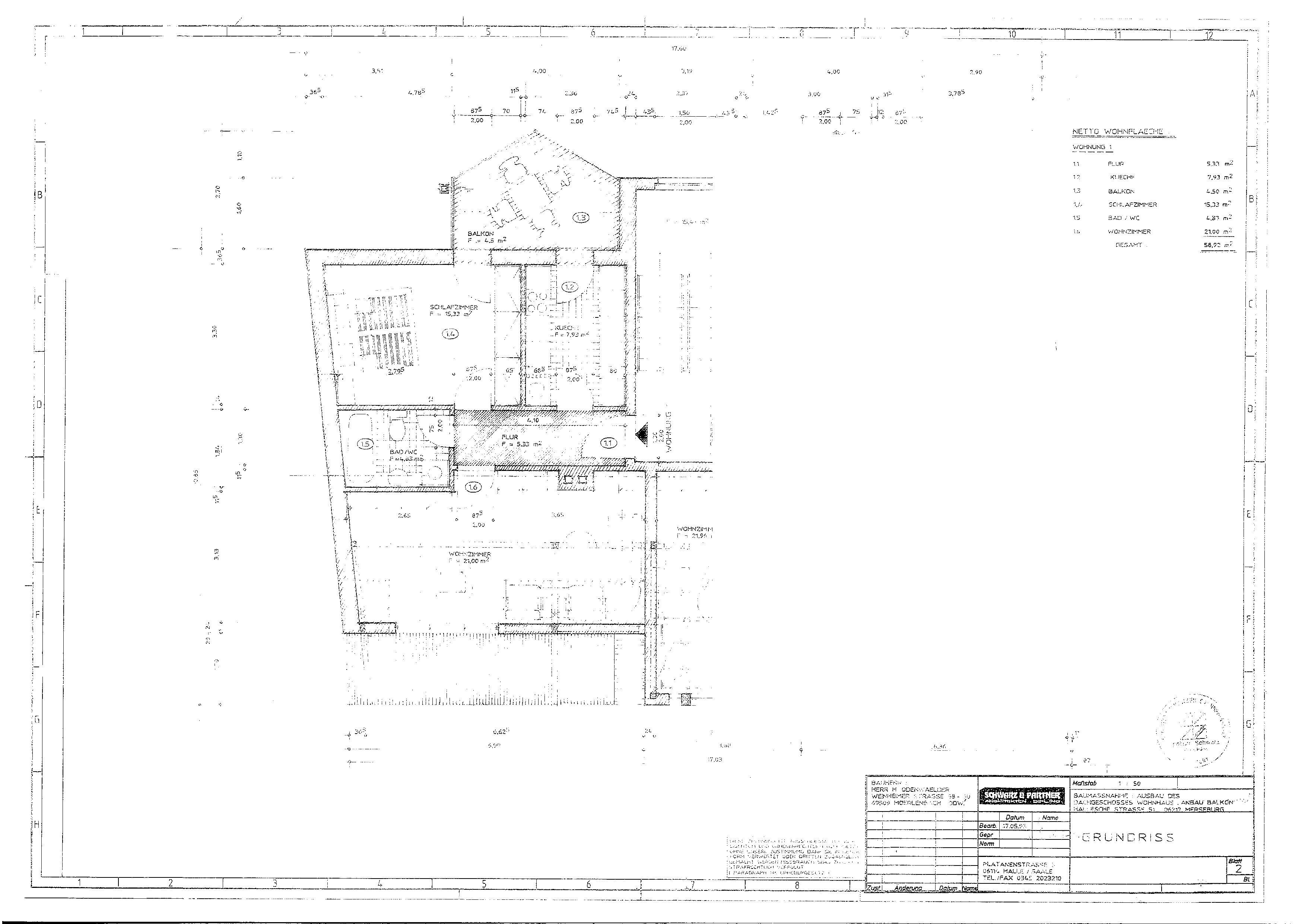 Thumbnail-Hallesche Straße 51 - unkonventionelle Zweiraum-Dachgeschosswohnung
