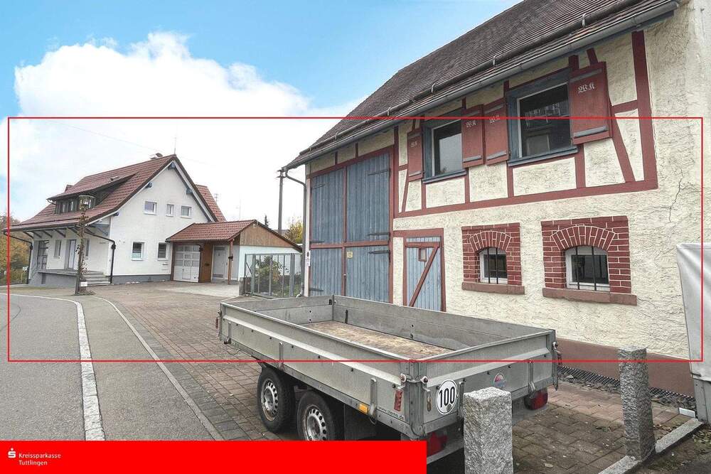 Thumbnail-WerkstattLager mit DG-Wohnung + GrundstückBauplatz mit Lager in Tuningen