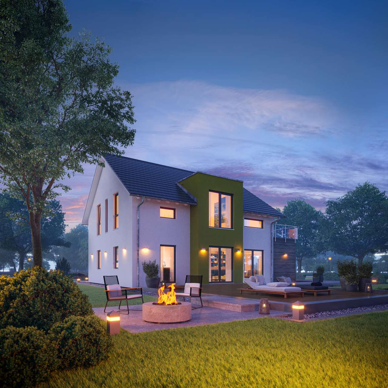 Thumbnail-Raffinesse, Komfort und modernste Technik unter einem schicken Satteldach vereint!