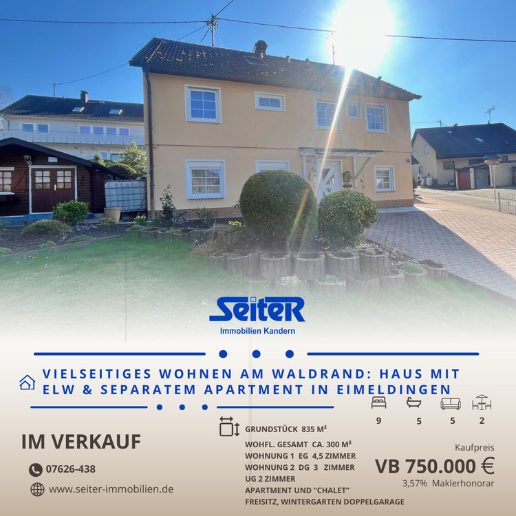 Thumbnail-Ein ruhiger Ort zum Ankommen: Gepflegtes ehemaliges Gästehaus in Kandern-Sitzenkirch