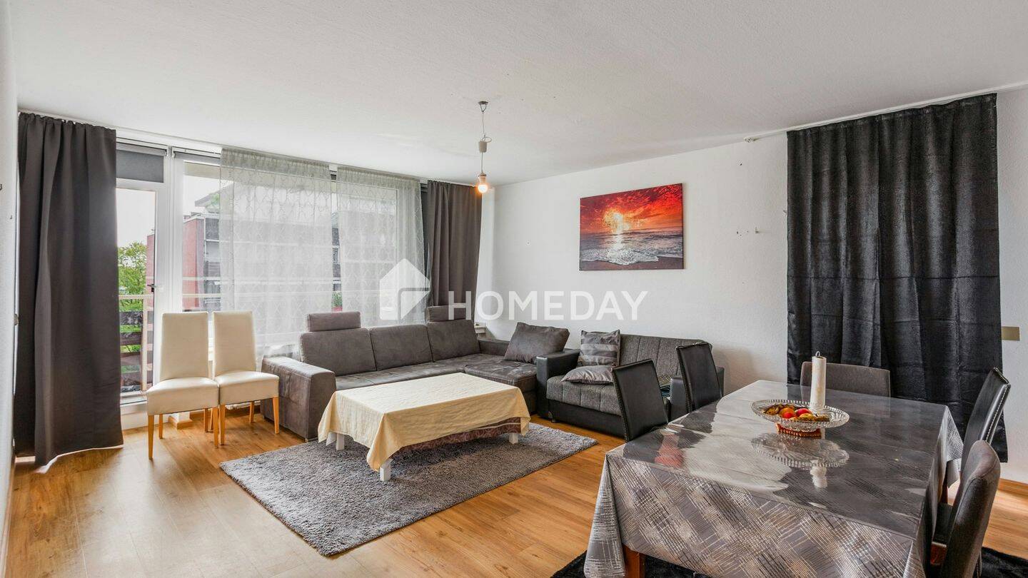 Thumbnail-Weitblick inklusive: Drei-Zimmer-Wohnung in Sankt Augustin mit Balkon und Loggia