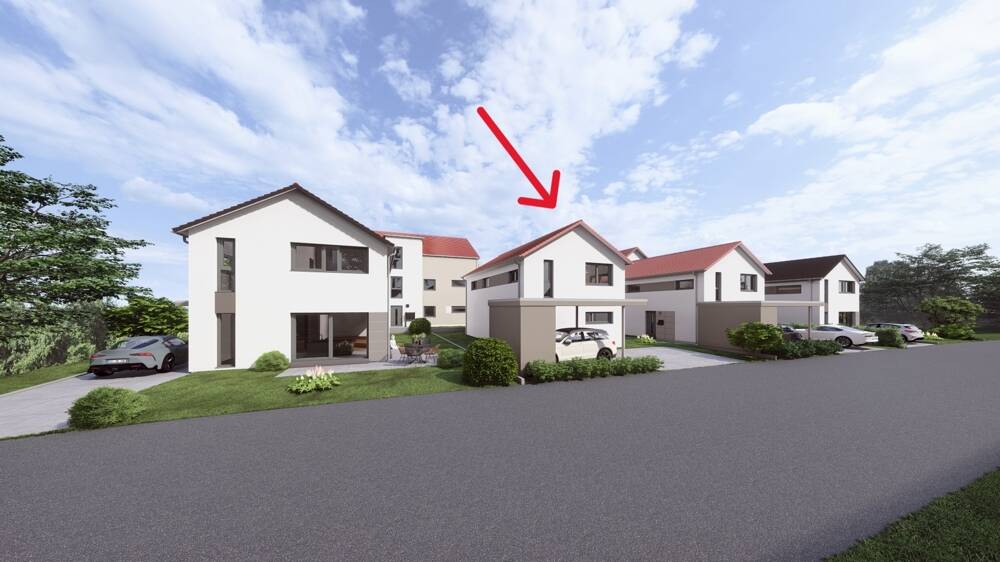 Thumbnail-Modernes Massivhaus technikfertig in KfW 40 Bauweise von Hauser Massivbau in Vöhingen