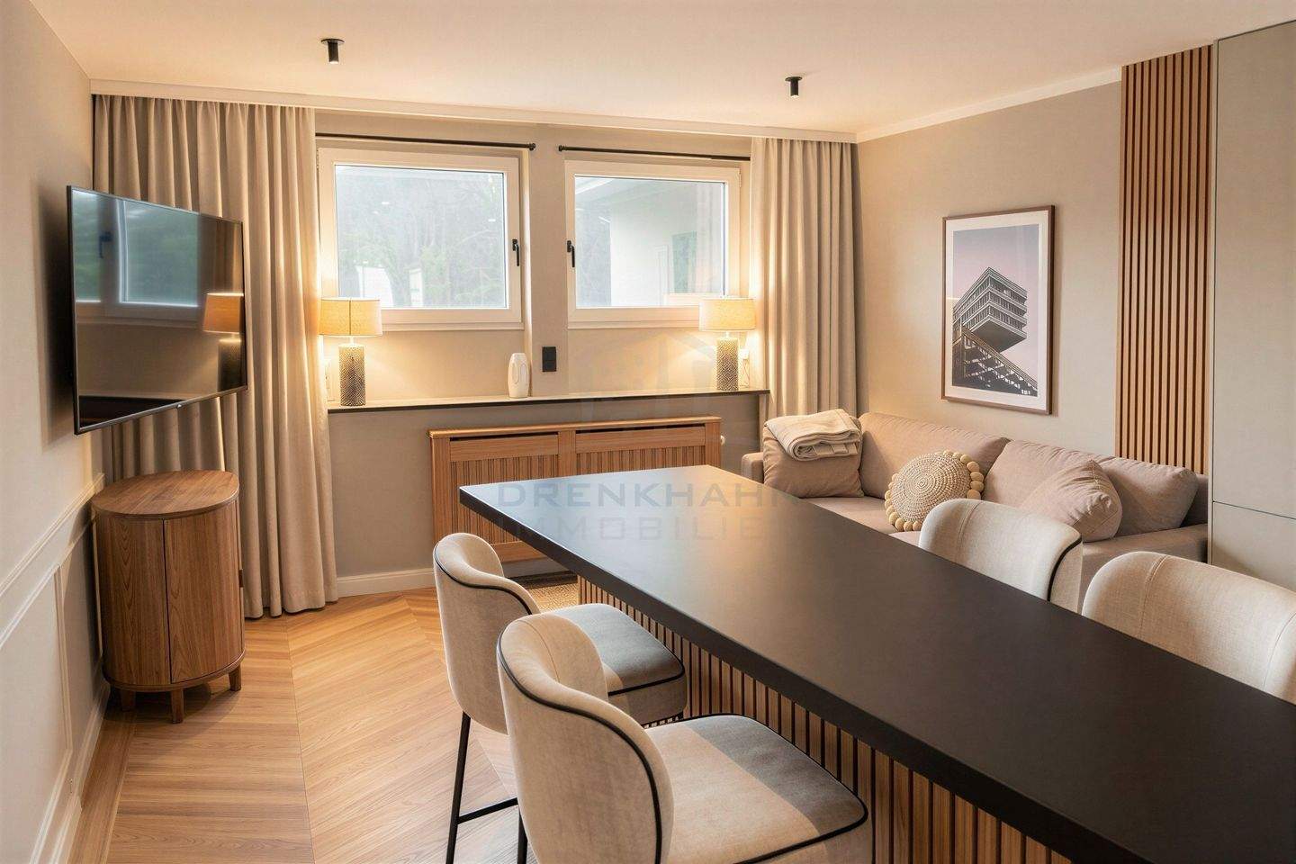 Thumbnail-Exklusive, vollmöblierte 2,5-Zimmer-Souterrainwohnung - löffelfertig, komfortabel & modern