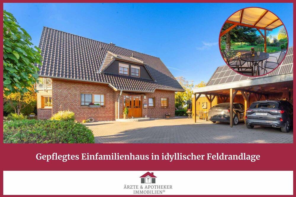 Thumbnail-Gepflegtes Einfamilienhaus in idyllischer Feldrandlage