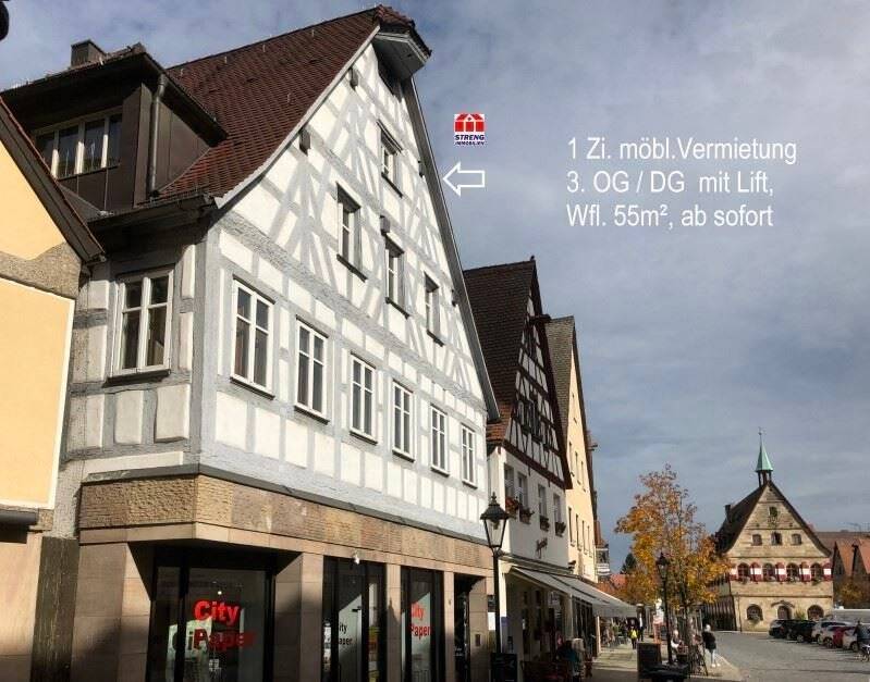 Thumbnail-Möblierte DG Wohnung mit Lift im 3.OG im Herzen von LaufPegn.