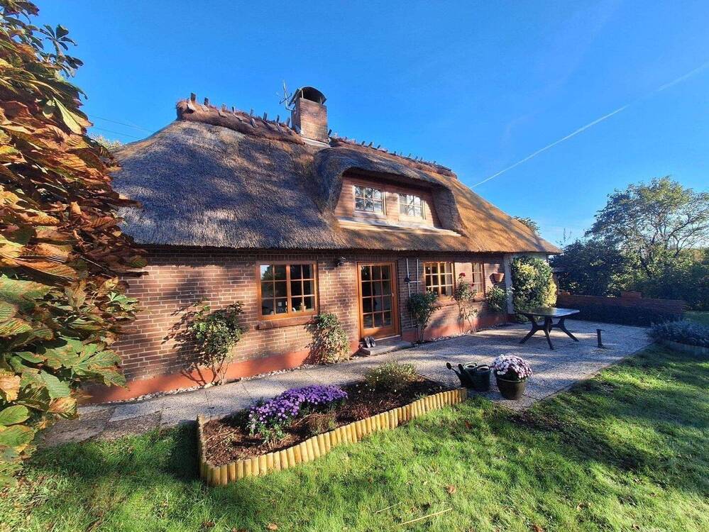 Thumbnail-Zauberhafte Reetkate in Sackgassenendlage in den Feldern von Esgrus