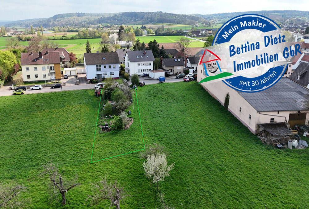 Thumbnail-DIETZ: Feldrandlagen-Baugrundstück für 1-2 Familienhaus in Großostheim zu verkaufen!