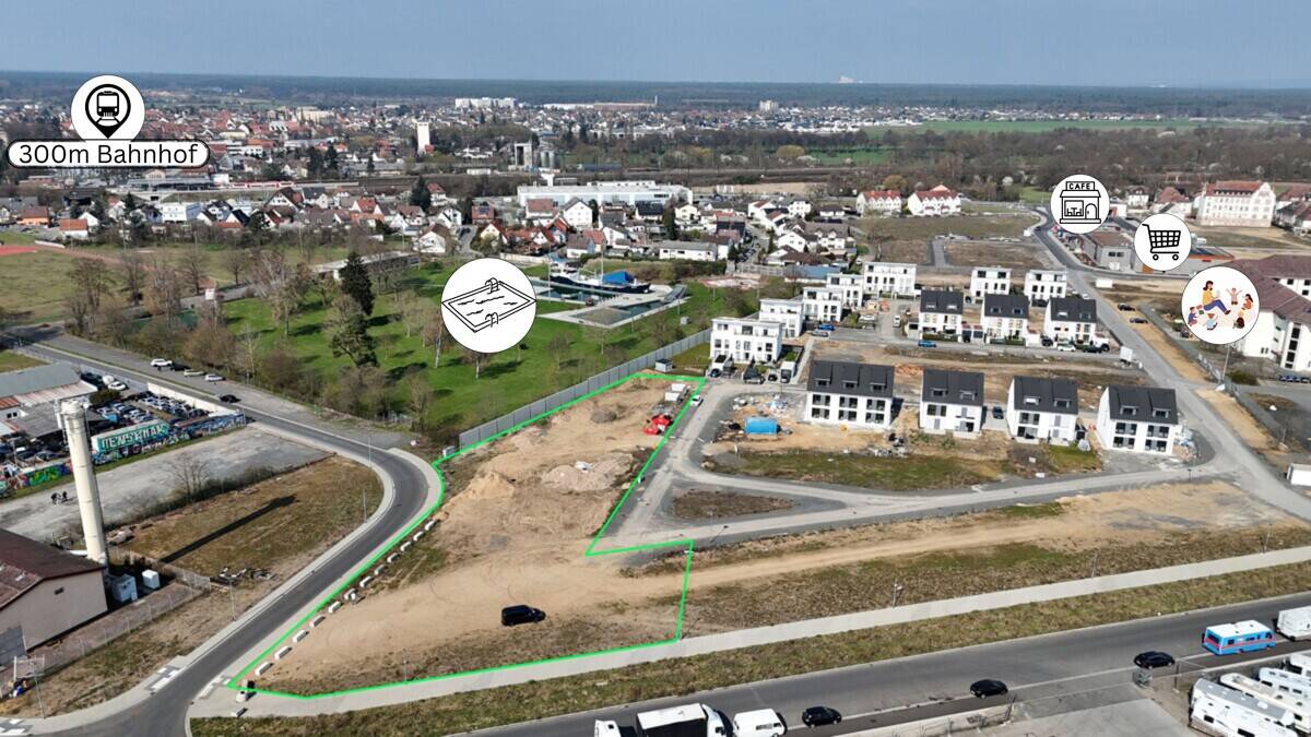 Thumbnail-DIETZ: 3 Reihenhausgrundstücke Bebaubar nach Bebauungsplan - im Neubaugebiet Kaisergärten!