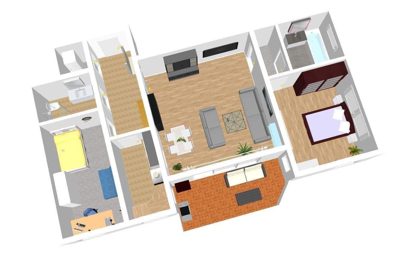 Thumbnail-Großzügige 3-Zimmer-Wohnung mit Balkon und Blick ins Grüne