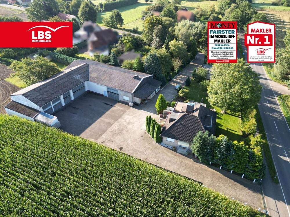 Thumbnail-Einmalig - Zwei Gewerbehallen mit charmantem Wohnhaus und Betriebswohnung auf großem Grundstück...