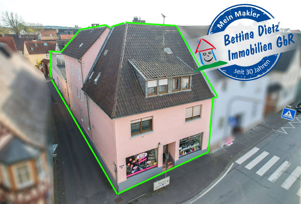 Thumbnail-DIETZ: Vermietetes (362qm) Wohn- & Geschäftshaus: 4 Wohneinheiten, 2 Ladenlokale & Gewölbekeller!