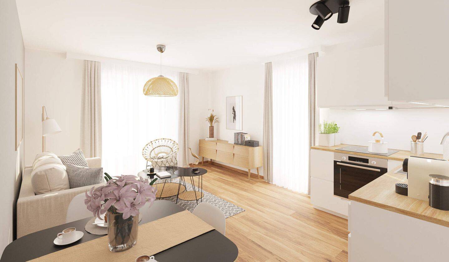 Thumbnail-Bezugsfertige 2-Zimmer-Wohnung mit Balkon