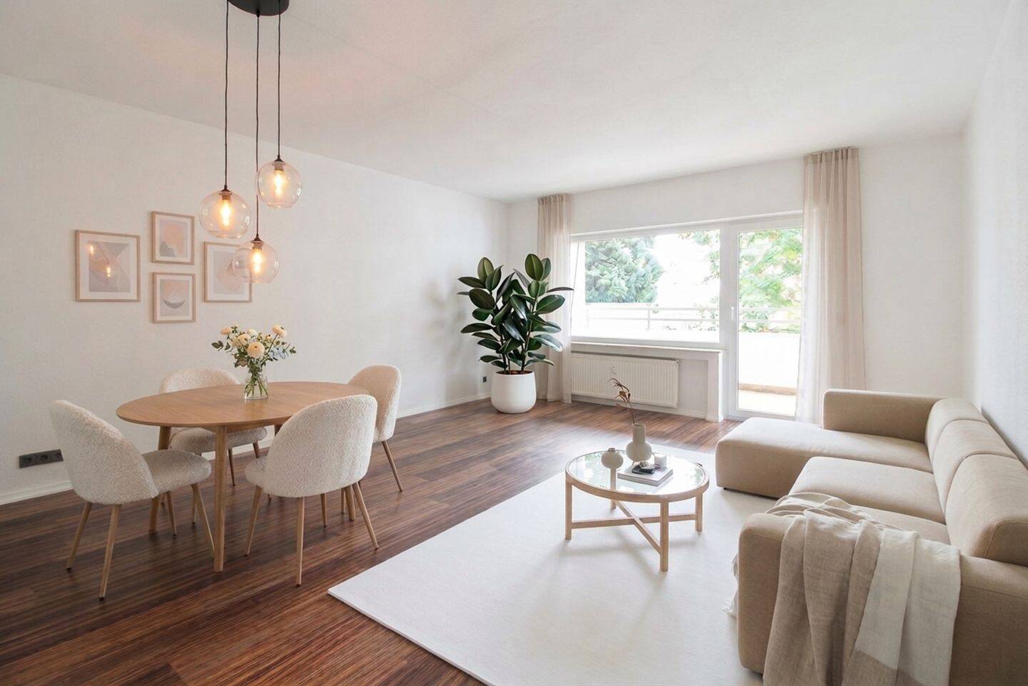 Thumbnail-gepflegte 3 Zimmer Wohnung mit Balkon und Garage