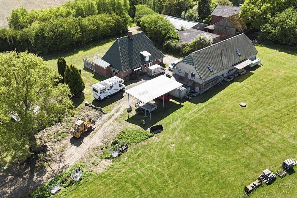 Thumbnail-Eigennutzer, Handwerker, Schrauber, Tierfreunde. Werkstatt mit Bauernhaus und großem Grundstück