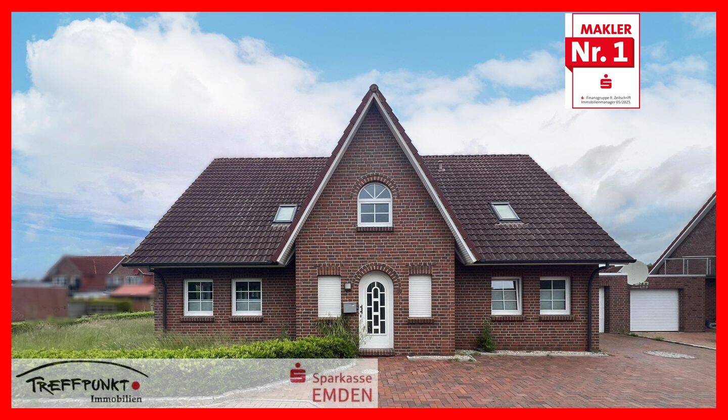 Thumbnail-Großzügiges Einfamilienhaus mit offenem Wohnkonzept in begehrter Lage von Emden-Harsweg