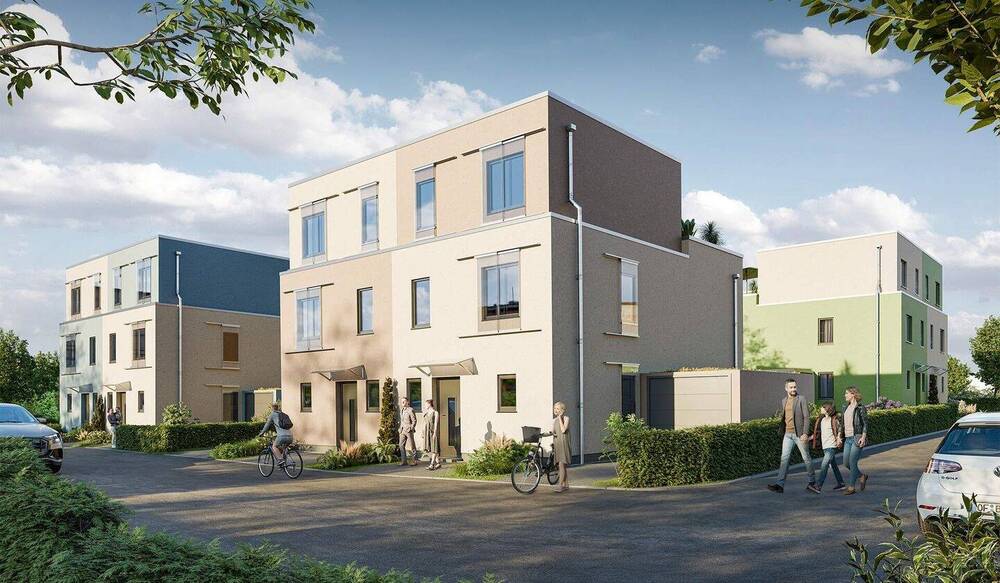 Thumbnail-Doppelhaushälfte mit großer Dachterrasse