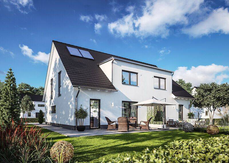 Thumbnail-Helles Doppelhaus mit Platz für die ganze Familie – inkl. Grundstück