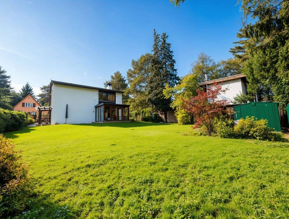Thumbnail-Sommer im eigenen Garten: offenes Einfamilienhaus mit Wintergarten und Einliegerwohnung!