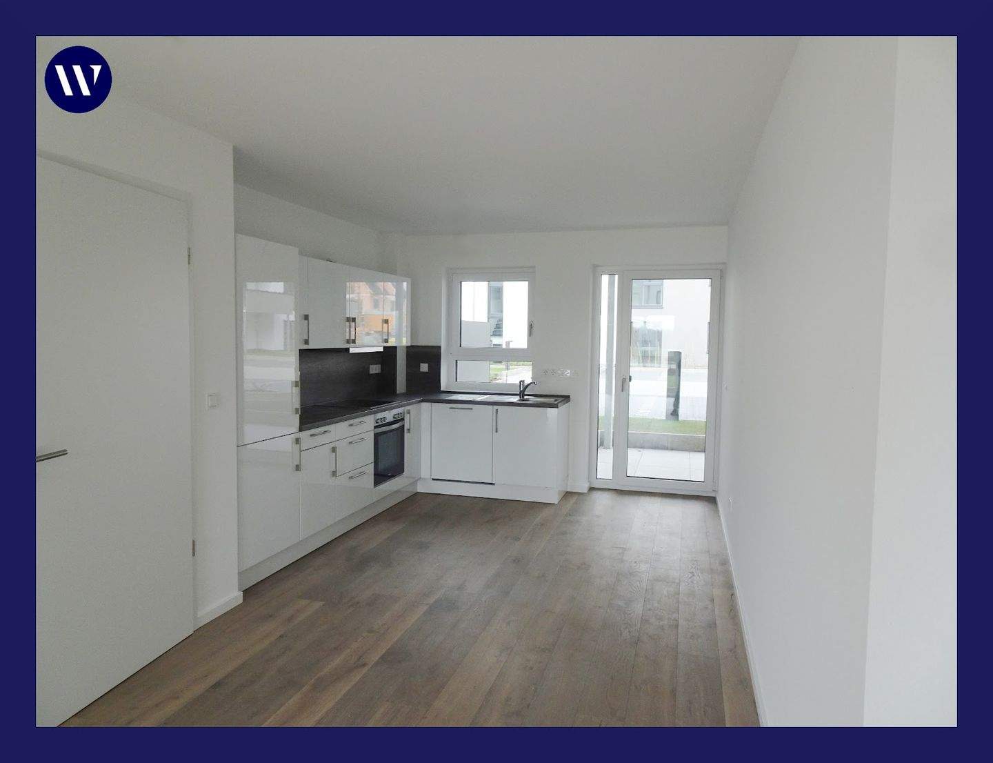 Thumbnail-Terrassen-Wohnung im NEUBAU: 3 Zimmer + Einbauküche + Tageslichtbad + Gäste-WC + TG-Platz