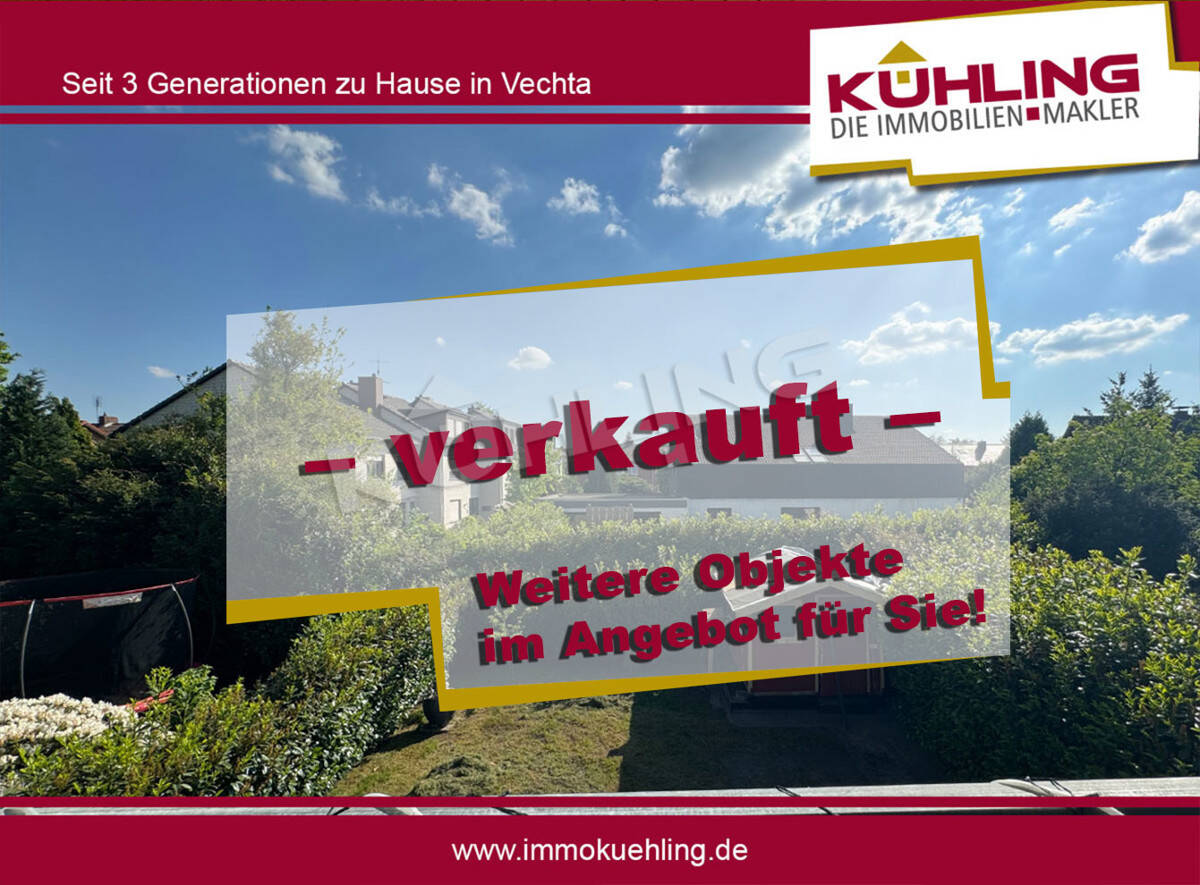 Thumbnail-Bezugsfrei! Sanierungsbedürftige Doppelhaushälfte nebst Garage in Vechta