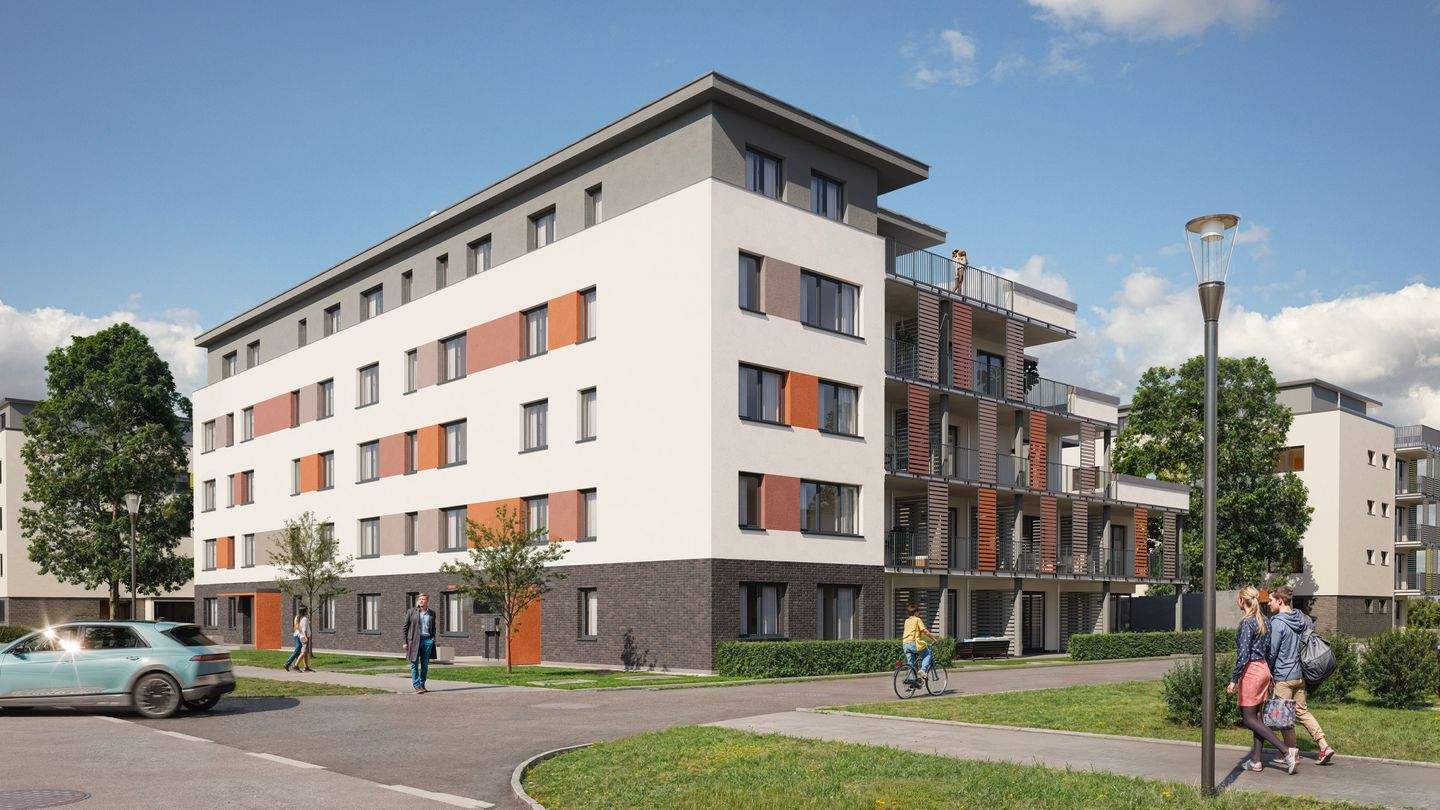 Thumbnail-Friedrichspark Haus A5: Wohnküche, schöner Westbalkon, KfW 55!