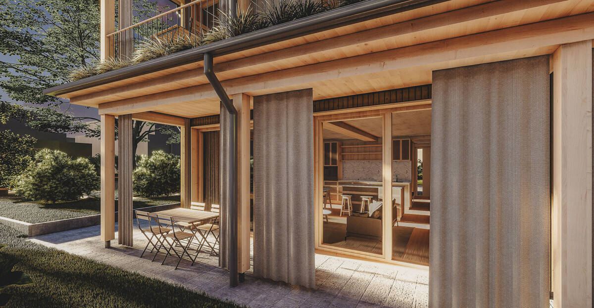 Terrassenansicht WE2