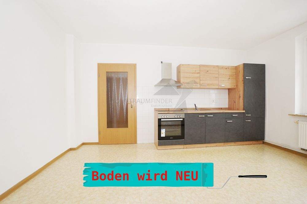 Thumbnail-Gemütliche 2-Raum-EG-Wohnung mit neuem Boden und Einbauküche