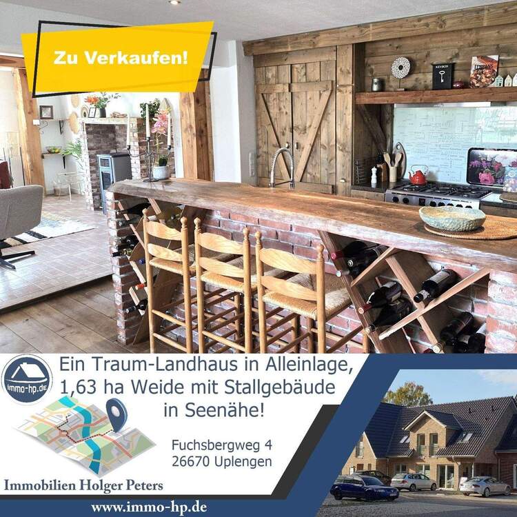 Thumbnail-Ein Traum-Landhaus in Alleinlage, 1,63 ha Weide mit Stallgebäude in unmittelbarer Seenähe