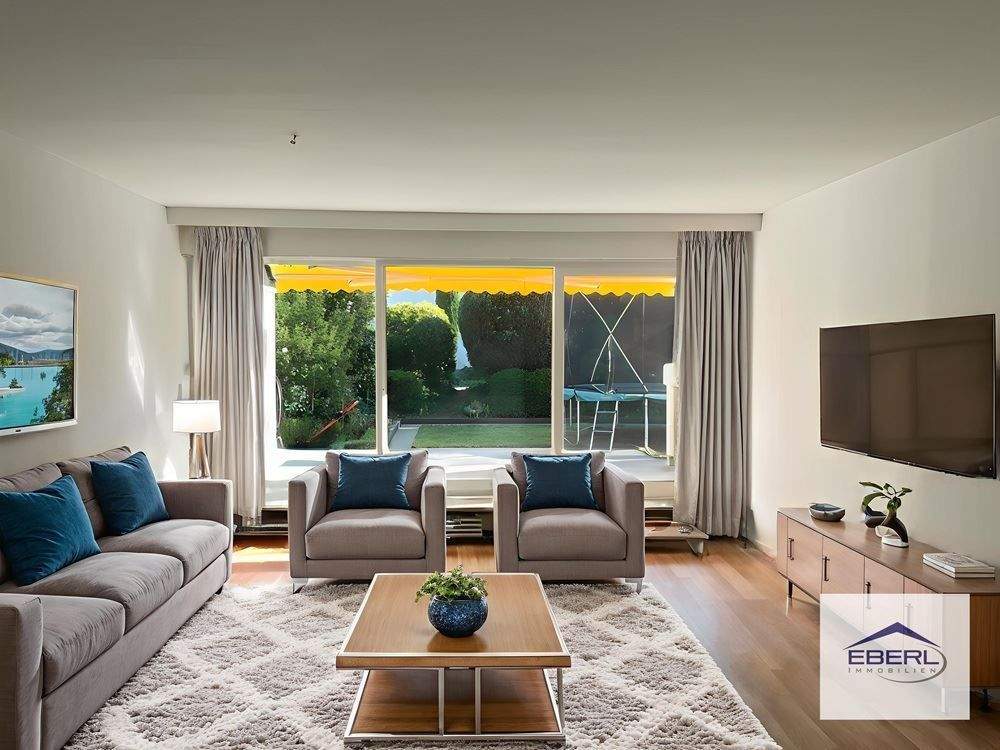 Thumbnail-Ruhige, helle Split-Level-Wohnung, 3 bis 4 Zimmer, zwei Terrassen und Garten