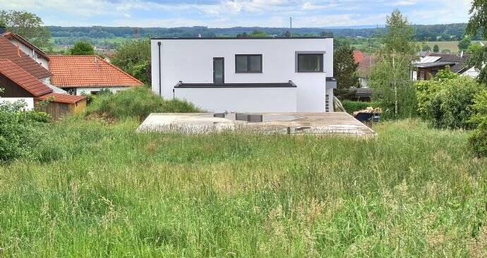 Thumbnail-Bauplatz mit Bodenplatte in ländlicher Umgebung von Bad Saulgau
