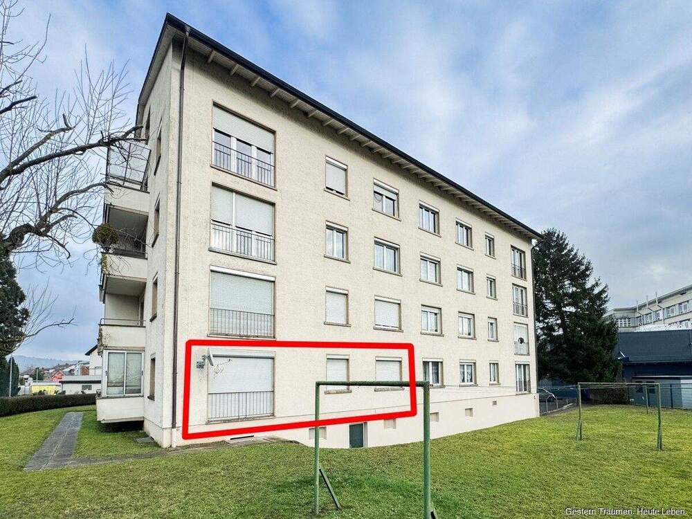 Thumbnail-Stadtnahe 3-Zimmer-Wohnung im Erdgeschoss mit Einbauküche und Stellplatz zu vermieten